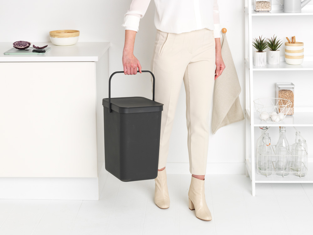Brabantia odpadkový koš Sort & Go - 25 L, šedá