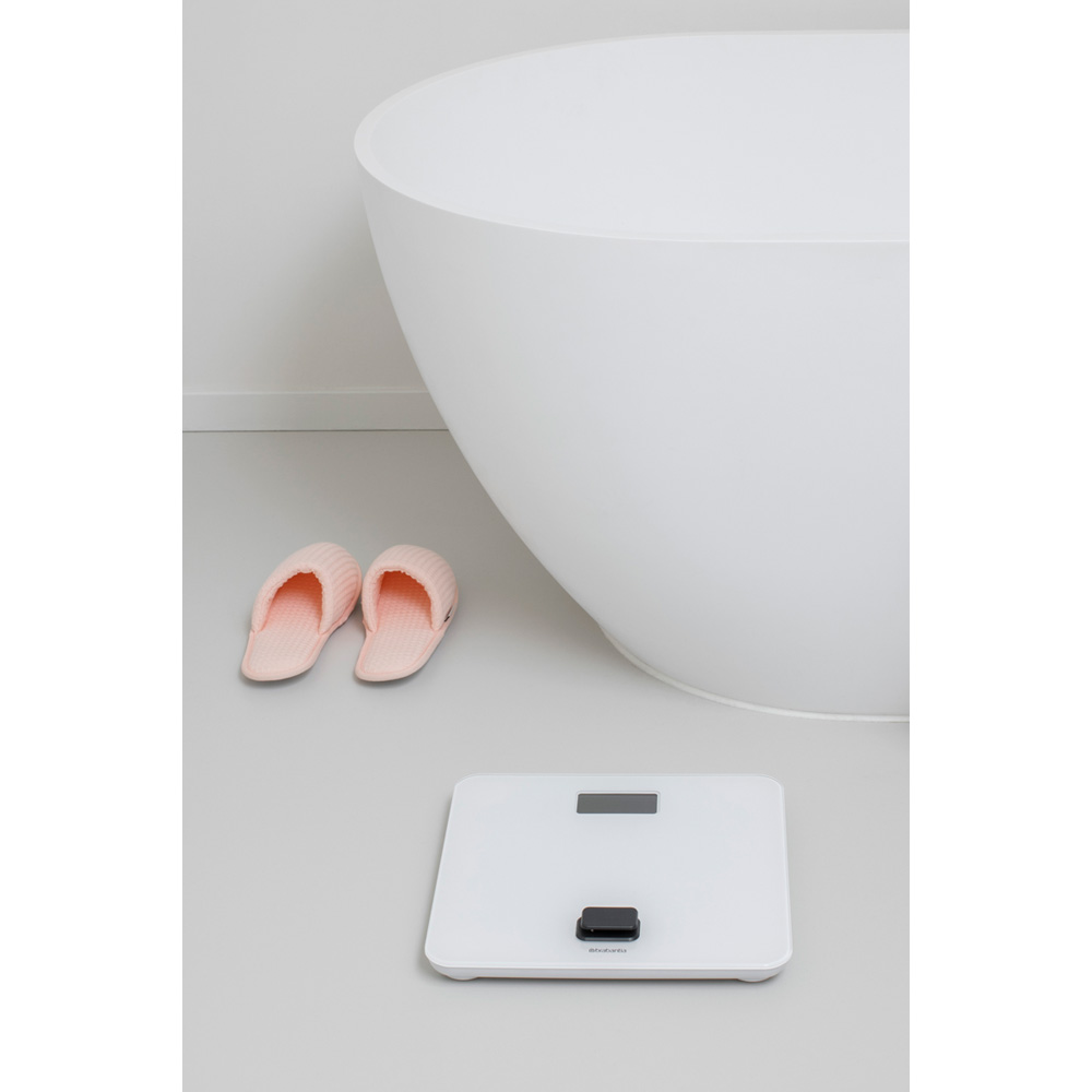 Brabantia digitální osobní váha bezbateriová, bílá