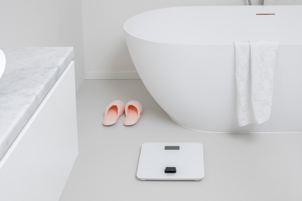 Brabantia digitální osobní váha bezbateriová, bílá