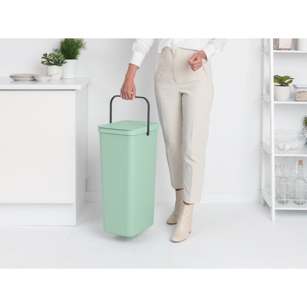 Brabantia odpadkový koš Sort & Go - 40 L, nefritově zelená