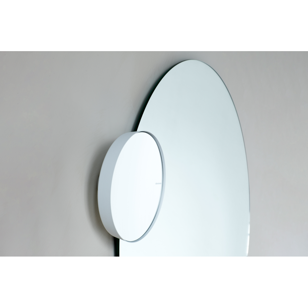 Brabantia MindSet koupelnové zrcátko, minerální svěží bílá