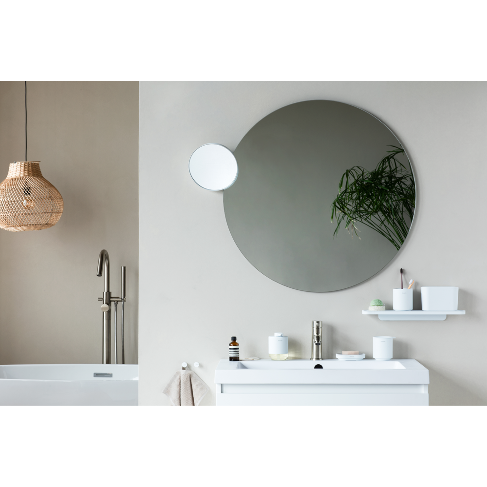 Brabantia MindSet koupelnové zrcátko, minerální svěží bílá