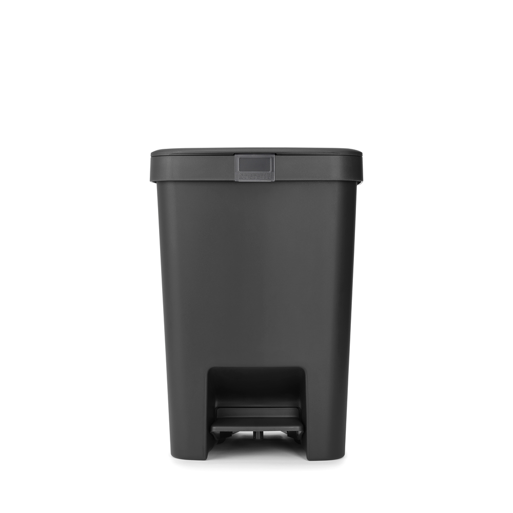 Brabantia plastový odpadkový pedálový koš StepUp - 25 L, tmavě šedá