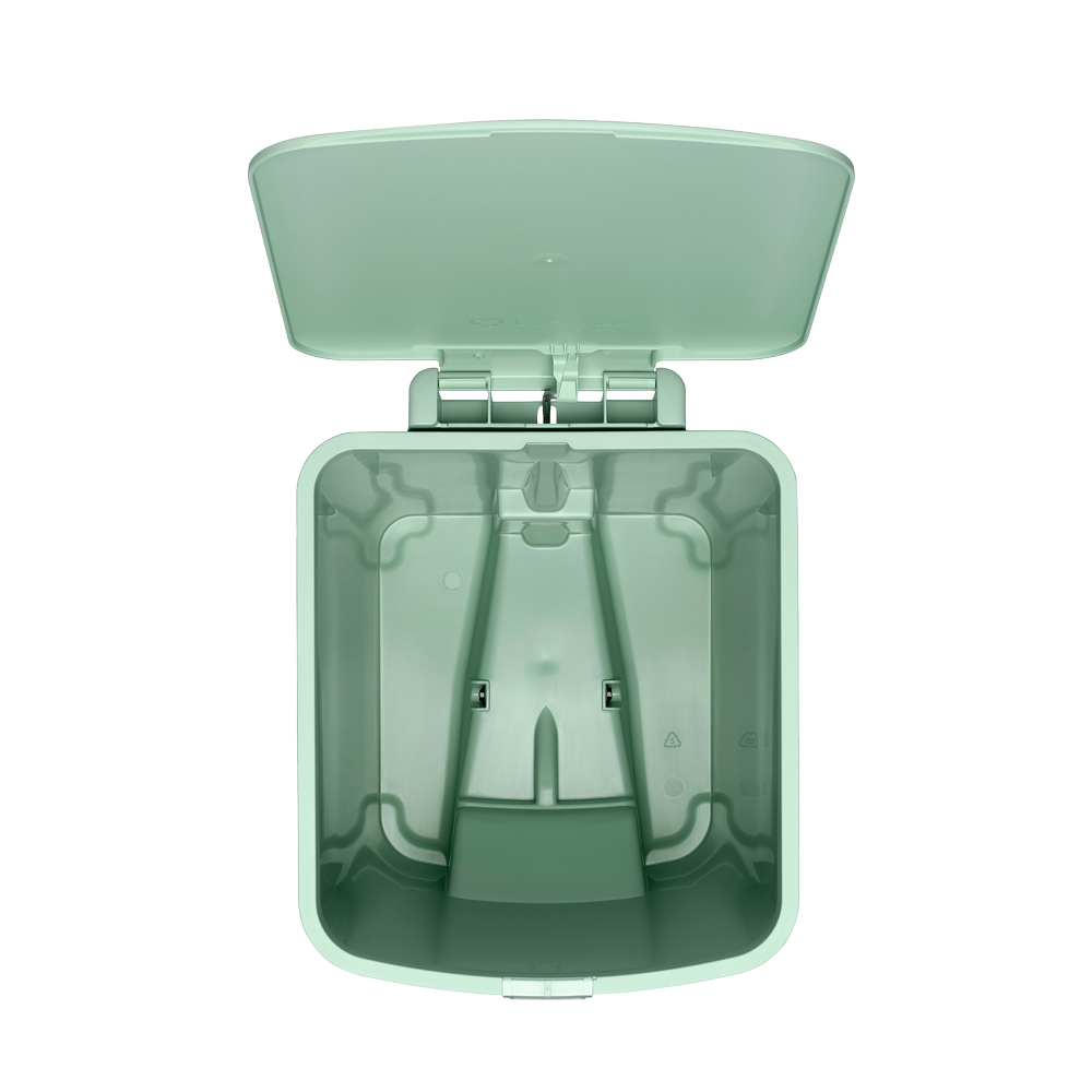 Brabantia plastový odpadkový pedálový koš StepUp - 25 L, nefritově zelená