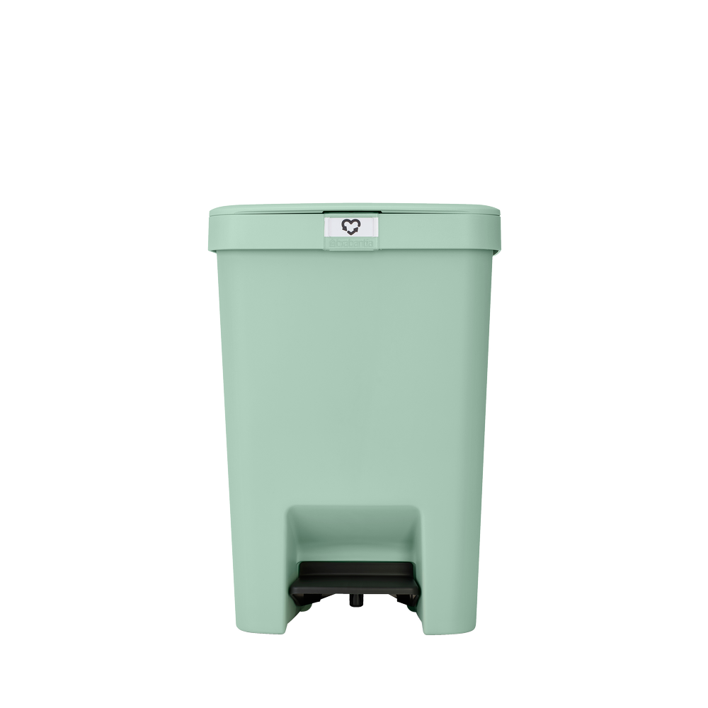 Brabantia plastový odpadkový pedálový koš StepUp - 25 L, nefritově zelená