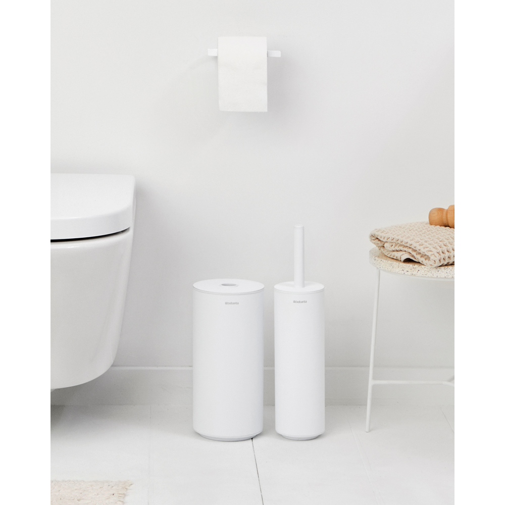 Brabantia MindSet WC doplňky, sada 3ks, minerální svěží bílá