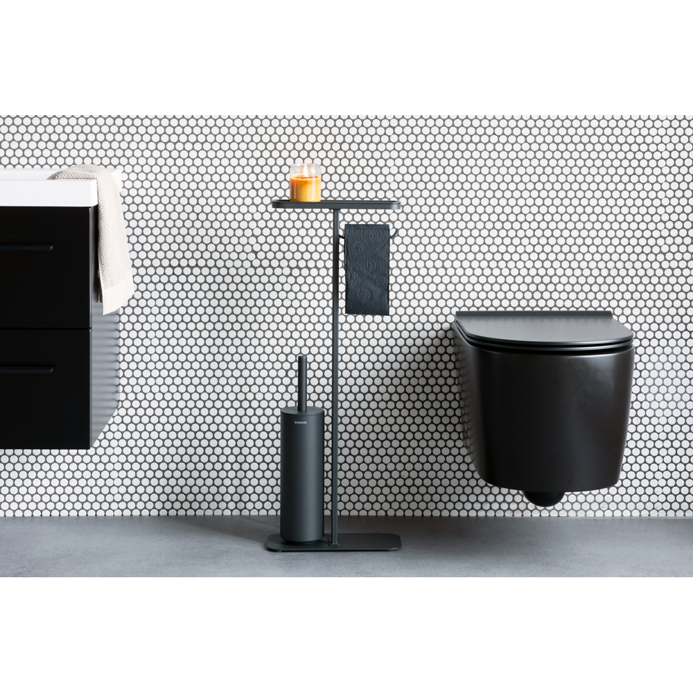 Brabantia MindSet WC sluha, minerální tmavěšedá