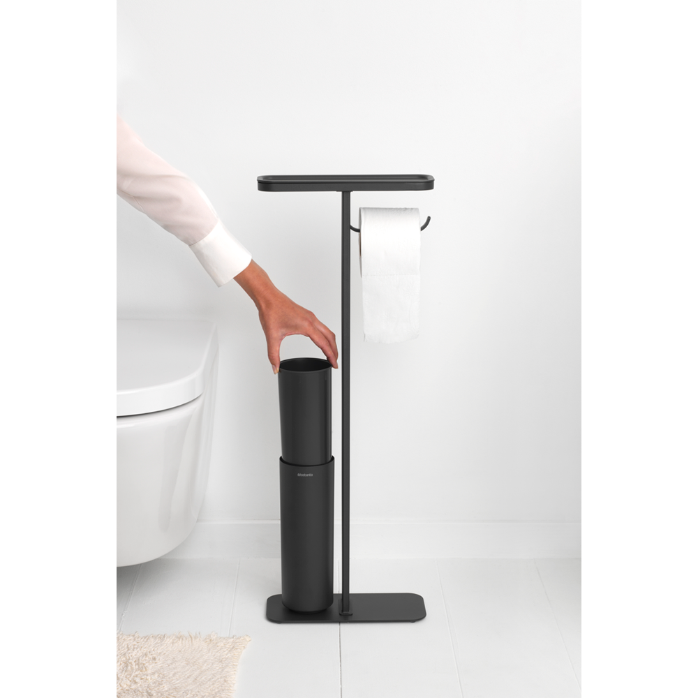 Brabantia MindSet WC sluha, minerální tmavěšedá