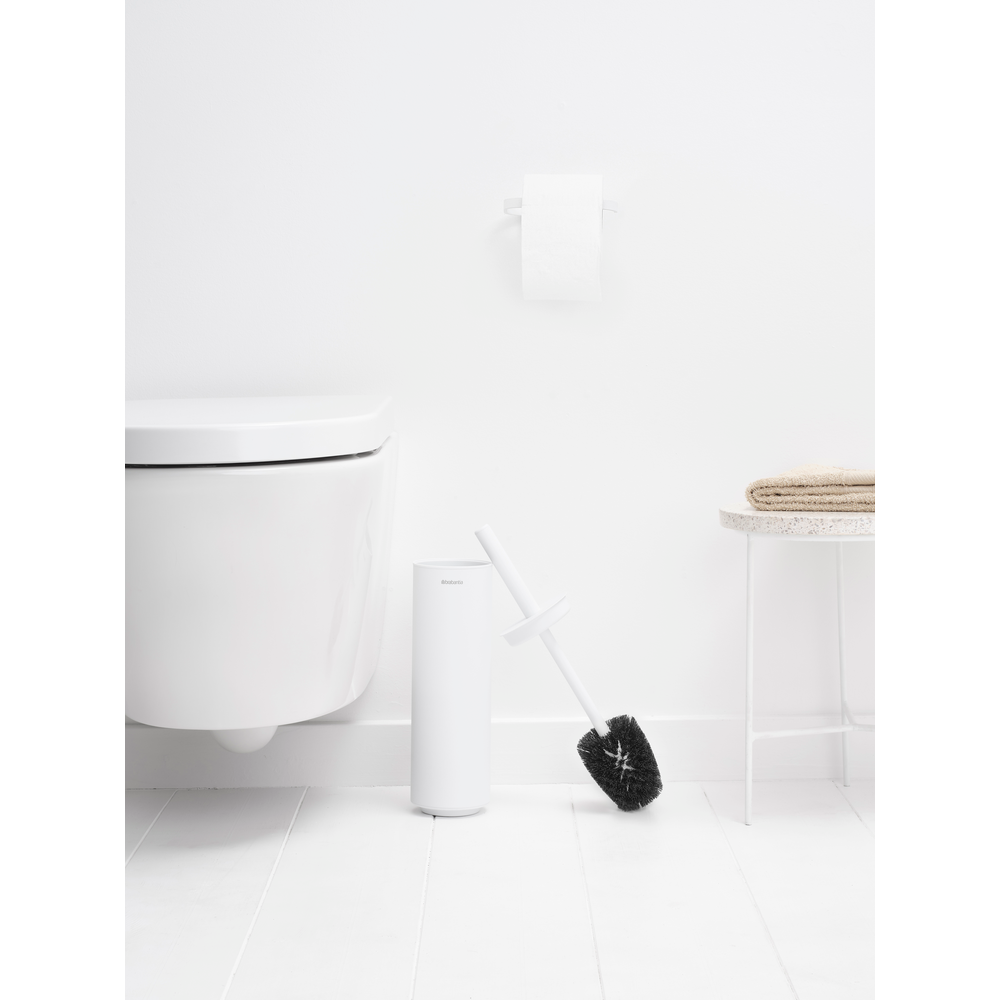 Brabantia MindSet WC štětka s držákem, minerální svěží bílá