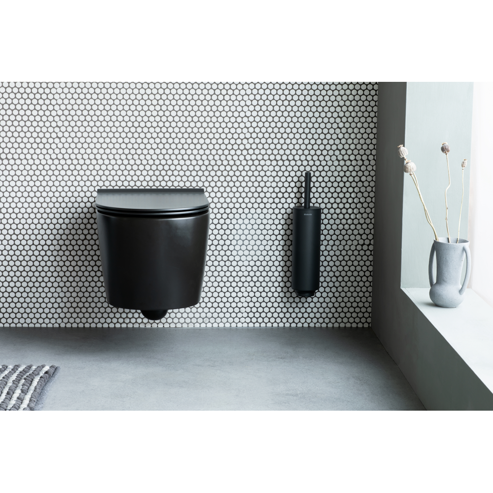 Brabantia MindSet WC štětka s držákem, minerální šedá