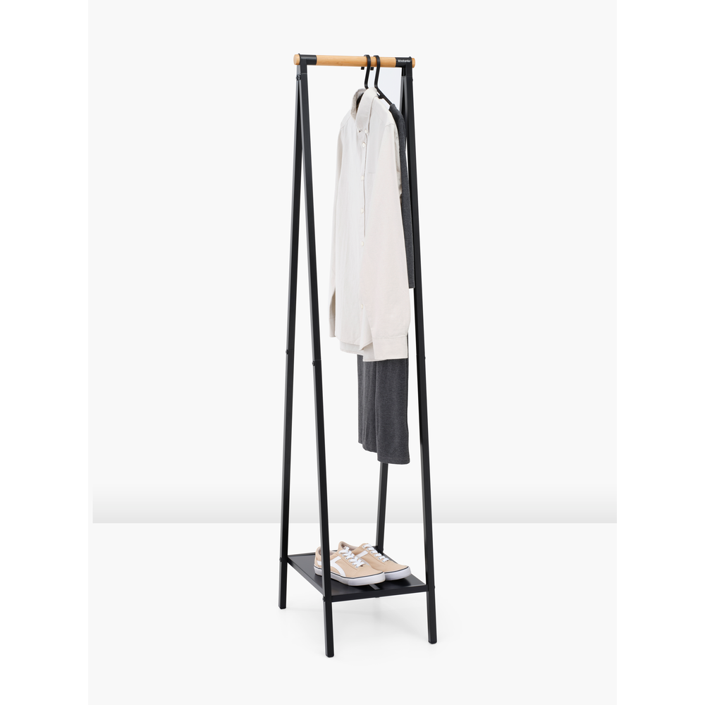 Brabantia volně stojící věšák na oblečení Linn compact, černý