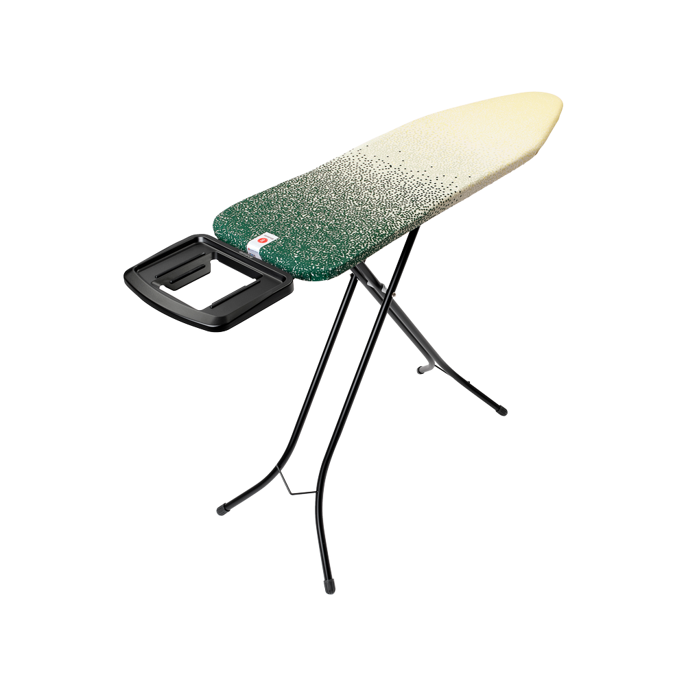 Brabantia žehlicí prkno B 124x38 cm, černý rám, pevná odkládací plocha, New Dawn