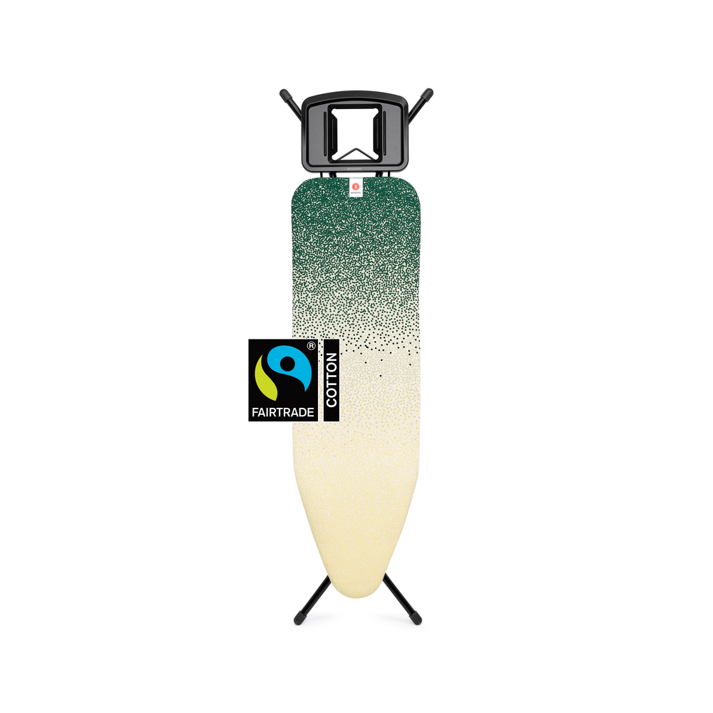 Brabantia žehlicí prkno B 124x38 cm, černý rám, pevná odkládací plocha, New Dawn