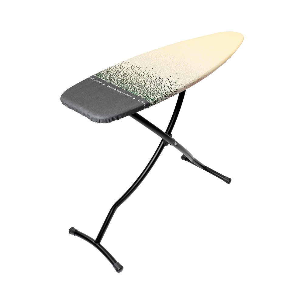 Brabantia žehlicí prkno D 135x45 cm, černý rám, tepelně odolná parkovací zóna, New Dawn