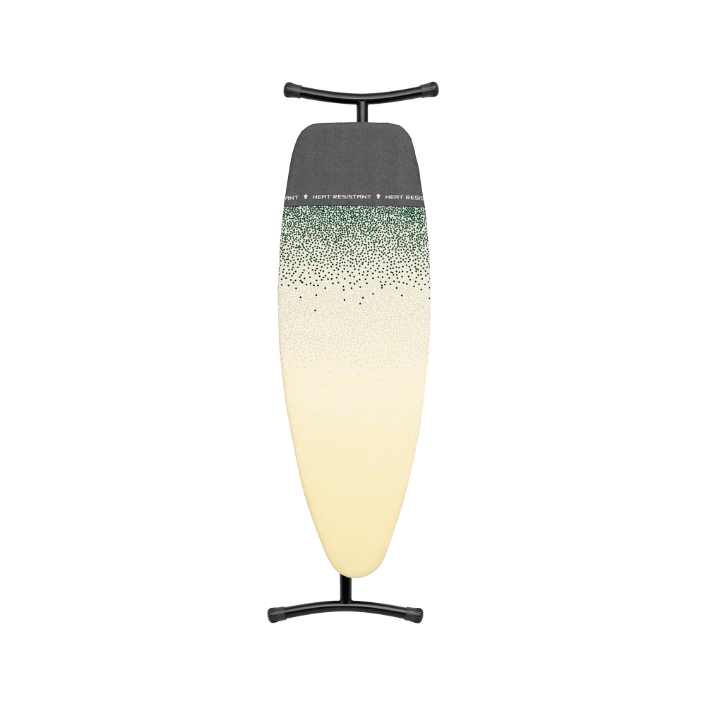 Brabantia žehlicí prkno D 135x45 cm, černý rám, tepelně odolná parkovací zóna, New Dawn