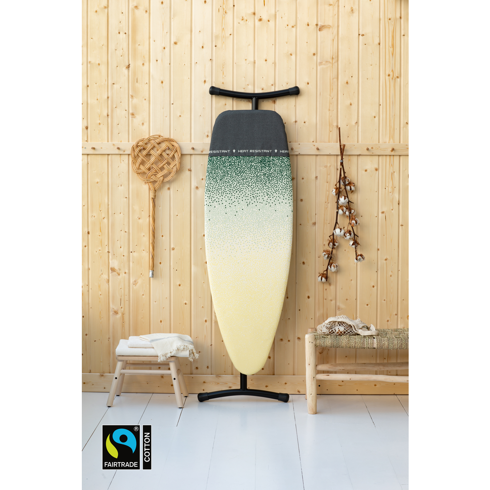 Brabantia žehlicí prkno D 135x45 cm, černý rám, tepelně odolná parkovací zóna, New Dawn