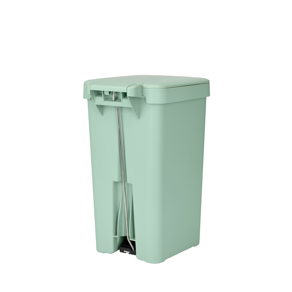 Brabantia plastový odpadkový kompaktní pedálový koš StepUp 16 L, nefritově zelená