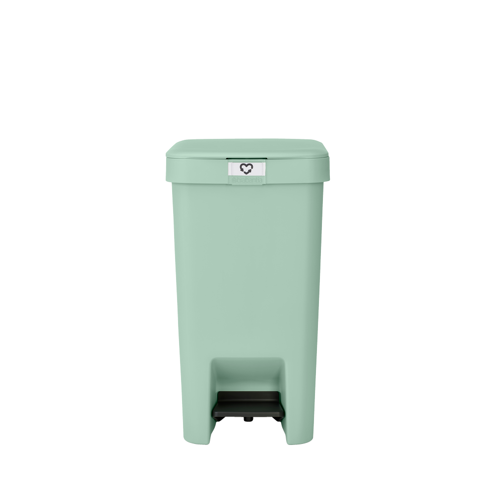 Brabantia plastový odpadkový kompaktní pedálový koš StepUp 16 L, nefritově zelená