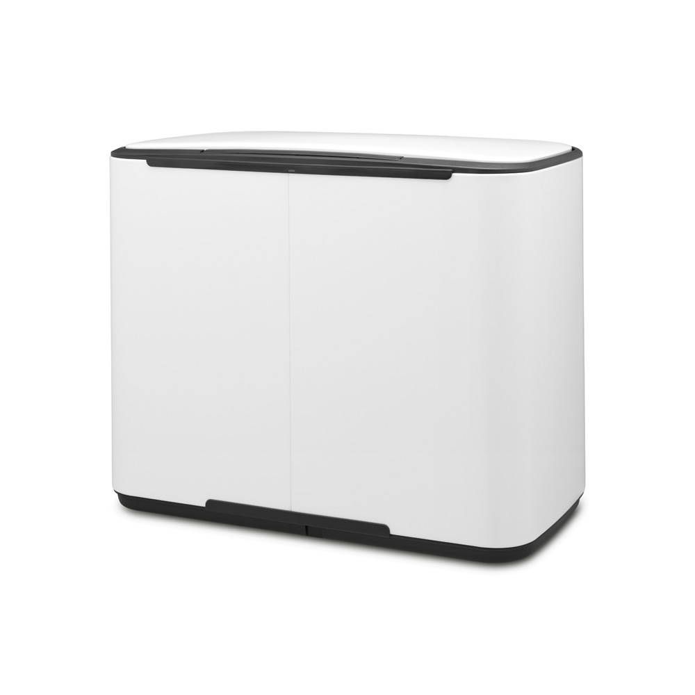 Brabantia odpadkový pedálový koš Bo - 3 x 11 L, bílá