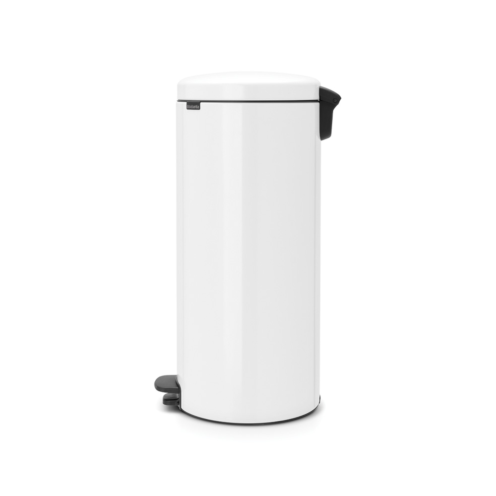 Brabantia pedálový odpadkový koš newIcon -  30 L bílá, kovové vědro