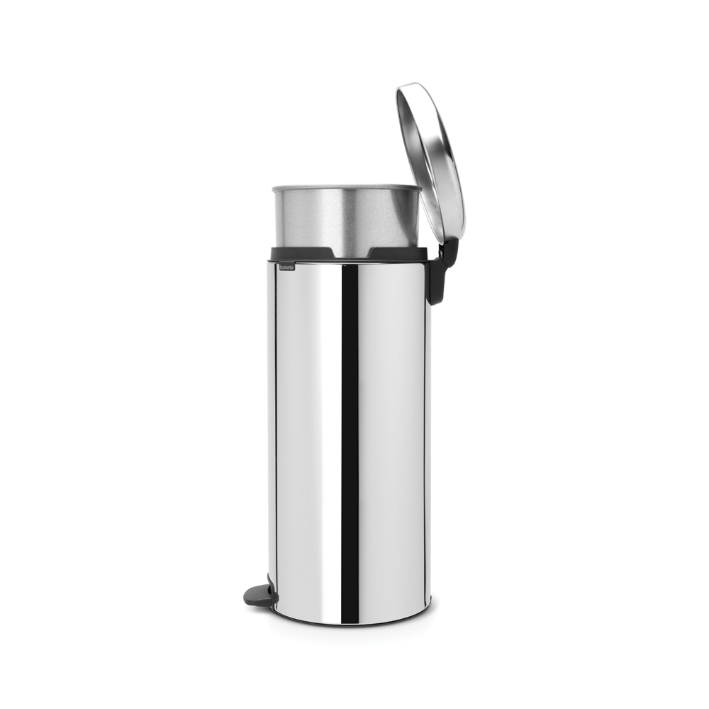 Brabantia pedálový odpadkový koš newIcon -  30 L lesklá ocel, kovové vědro