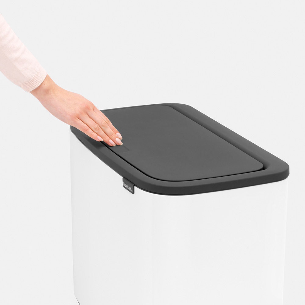 Brabantia odpadkový koš Bo Touch Bin - 11 + 23 L, bílá
