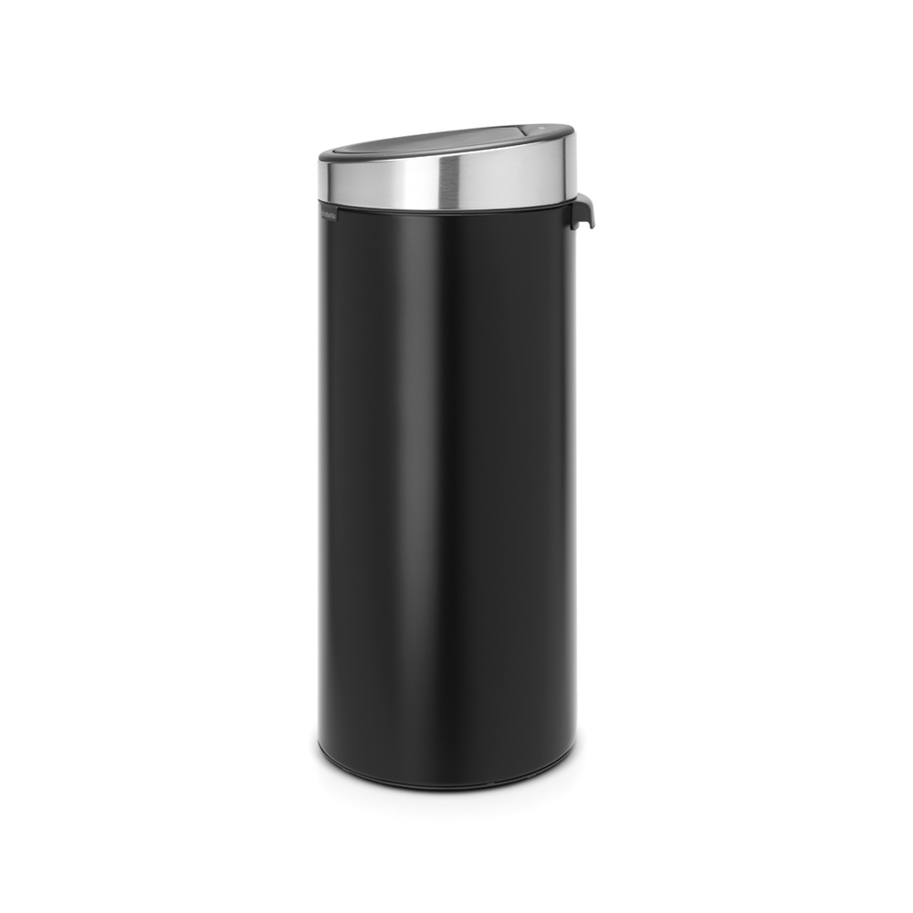 Brabantia Odpadkový koš Touch Bin New - 30 L, matná černá/stříbrná