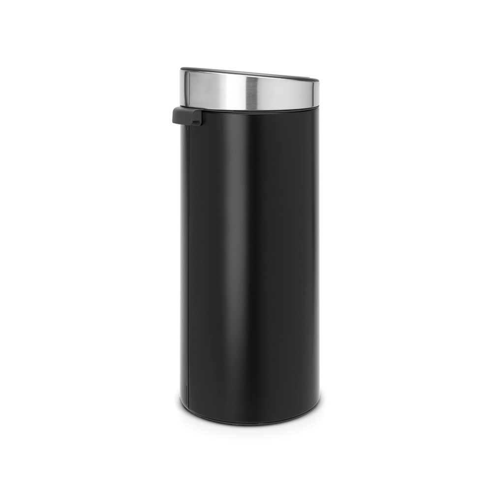 Brabantia Odpadkový koš Touch Bin New - 30 L, matná černá/stříbrná
