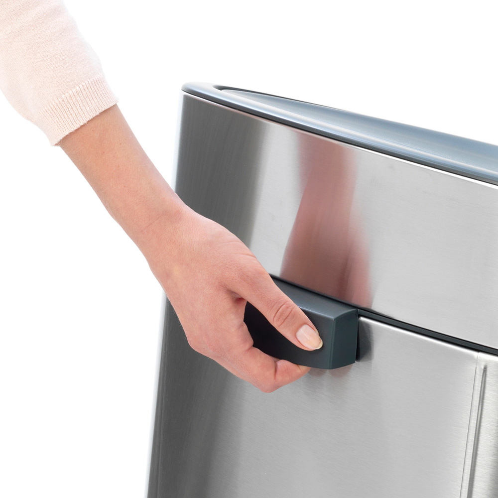Brabantia odpadkový koš Touch Bin Recycle - 10 + 23 L, matná ocel