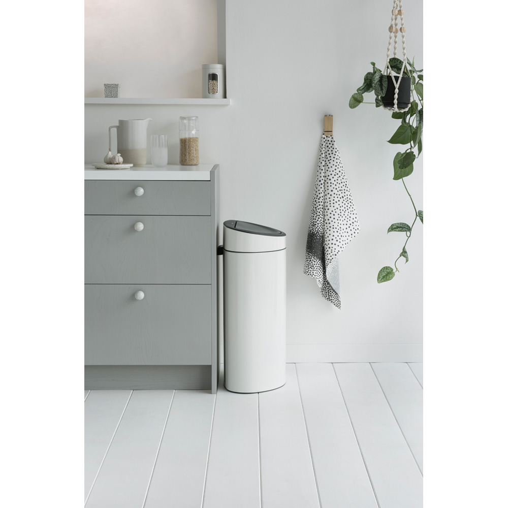 Brabantia Odpadkový koš Touch Bin - 40 L, bílá