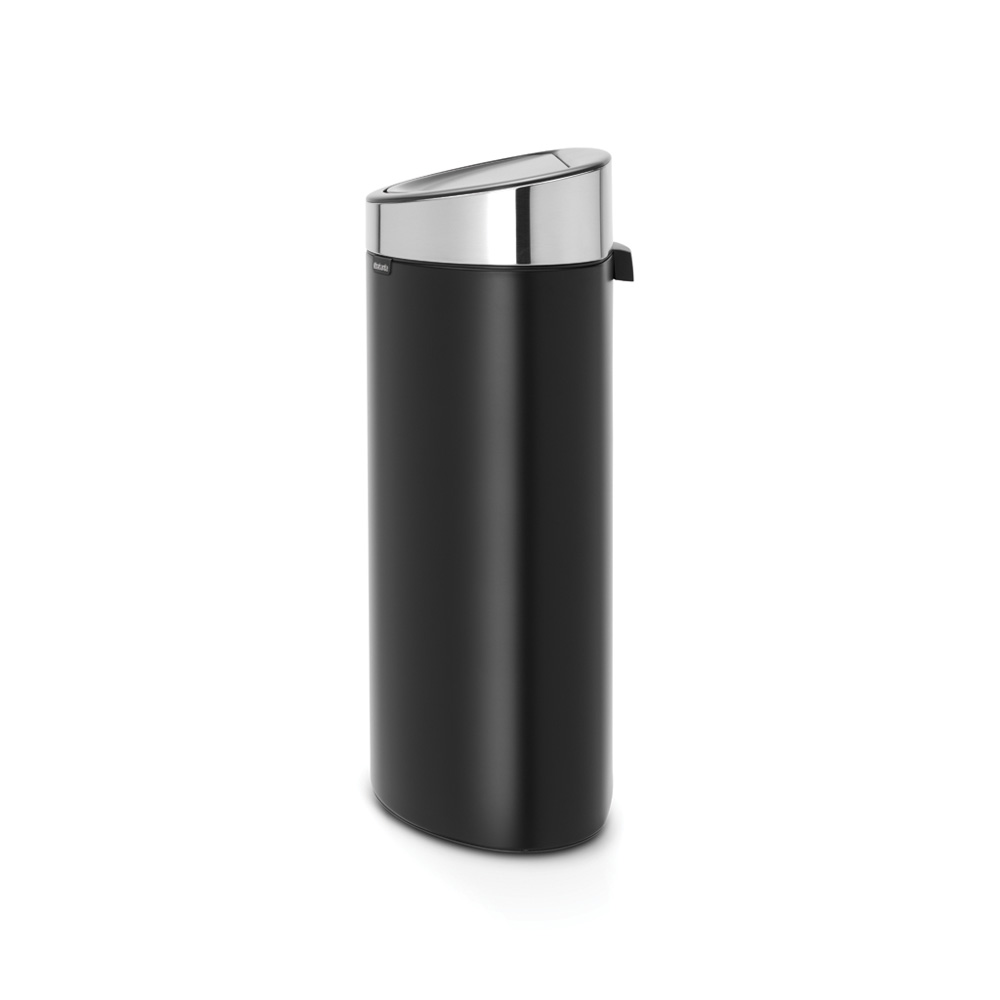 Brabantia Odpadkový koš Touch Bin - 40 L, matná černá/stříbrná