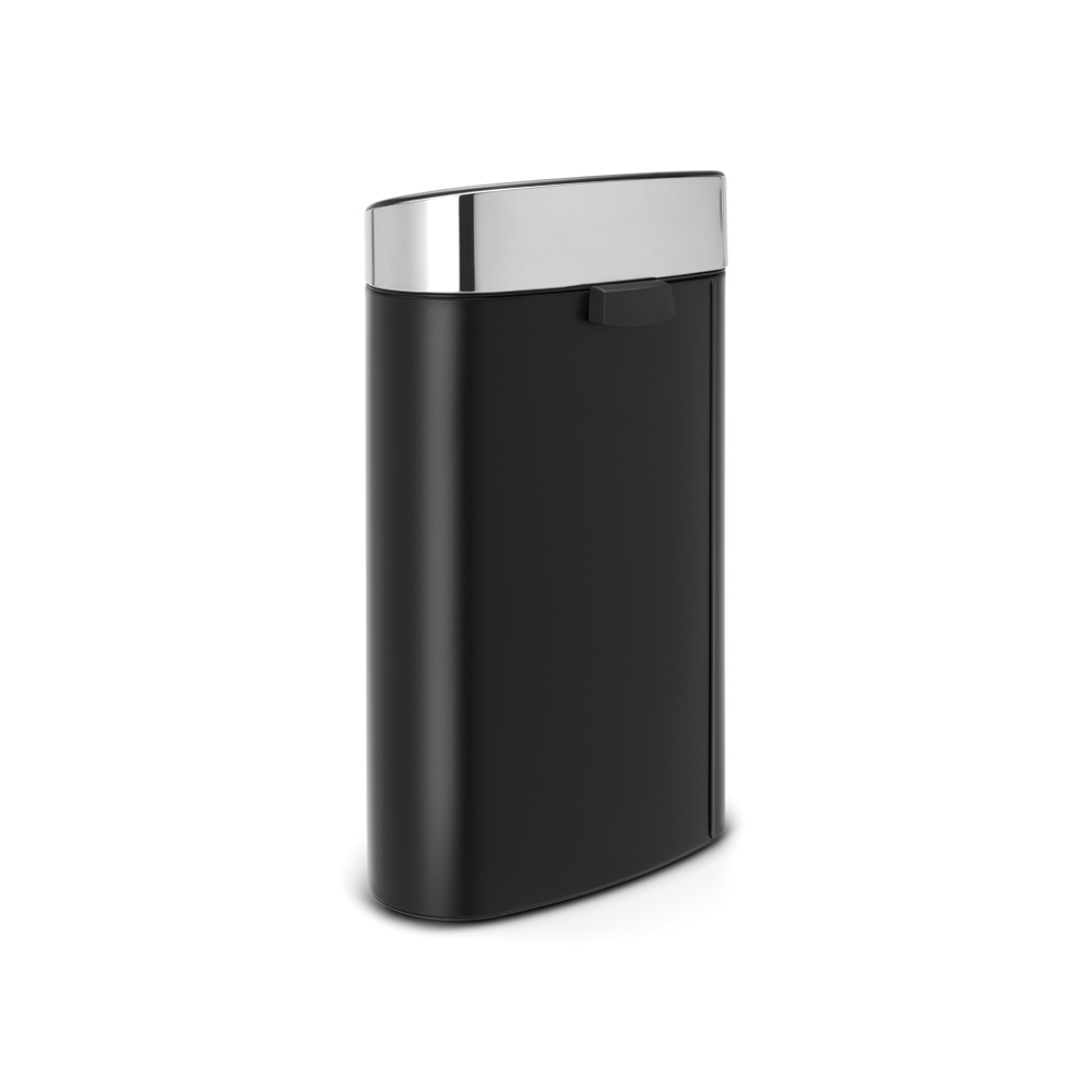 Brabantia Odpadkový koš Touch Bin - 40 L, matná černá/stříbrná