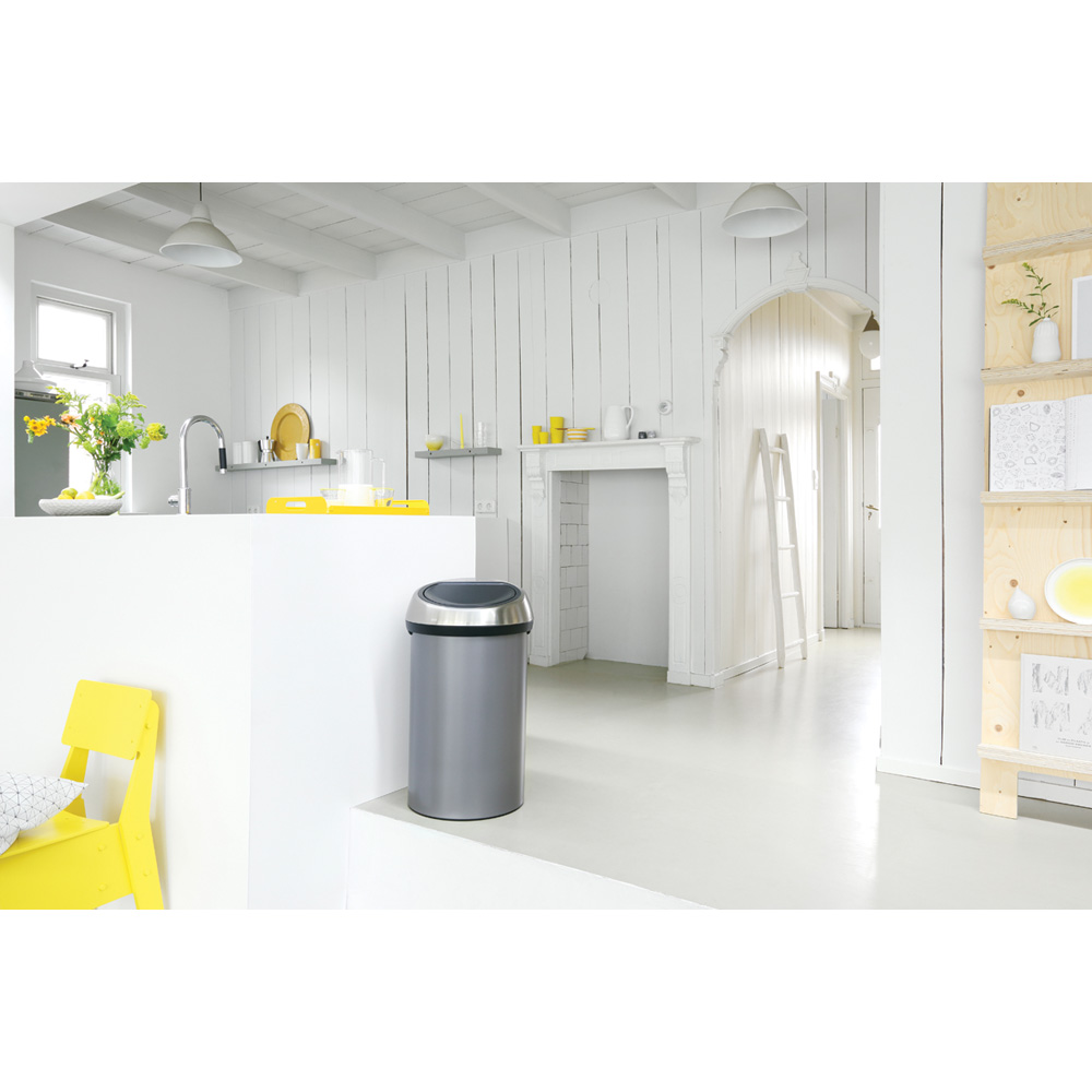 Brabantia odpadkový koš Touch Bin - 60L, platinová