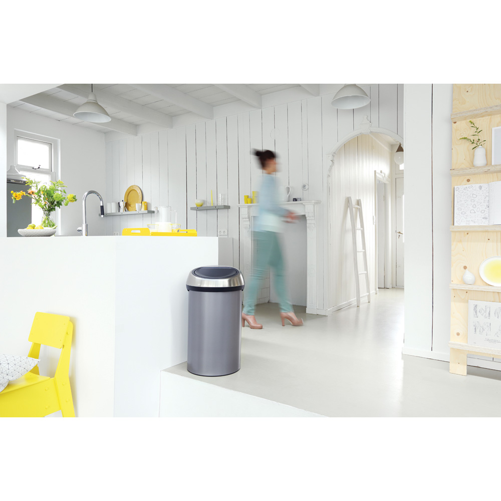 Brabantia odpadkový koš Touch Bin - 60L, platinová