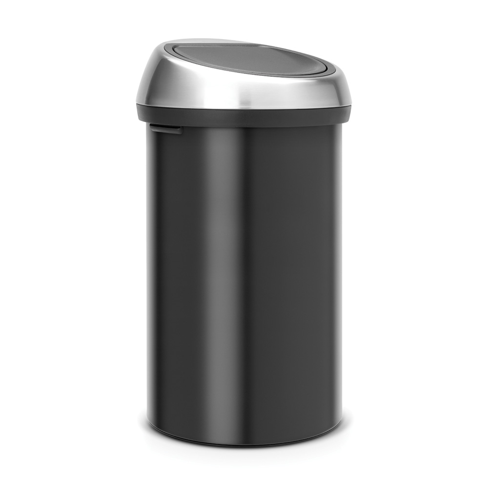 Brabantia odpadkový koš Touch Bin - 60L, matná černá/stříbrná