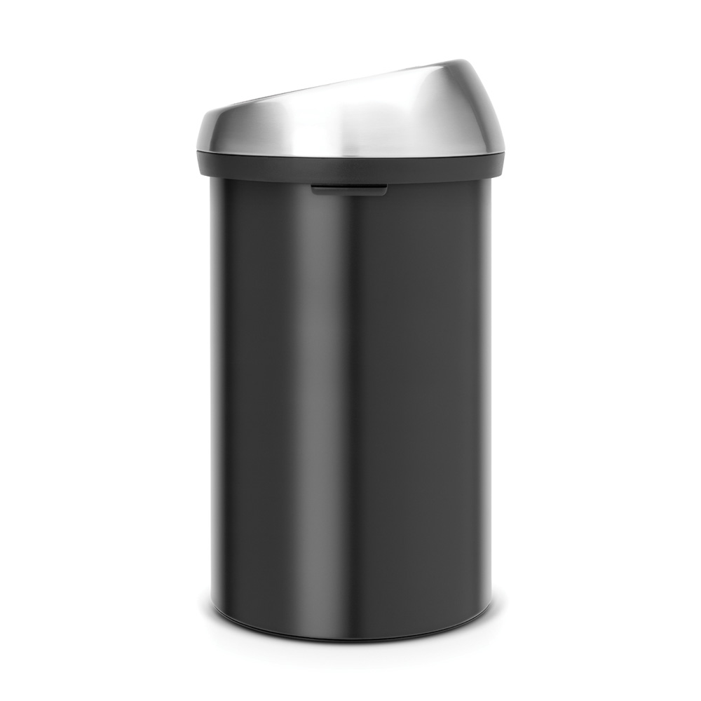 Brabantia odpadkový koš Touch Bin - 60L, matná černá/stříbrná