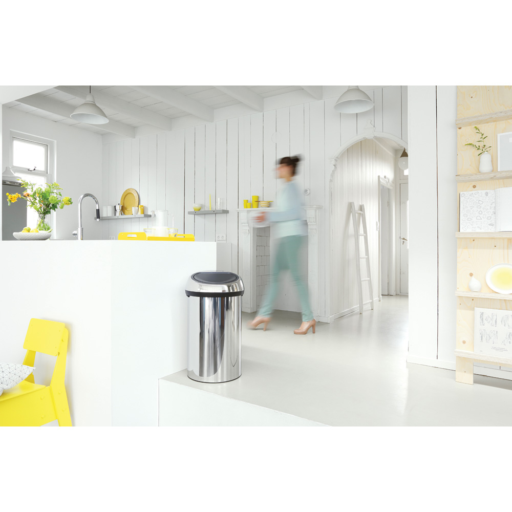 Brabantia odpadkový koš Touch Bin - 60L, lesklá ocel