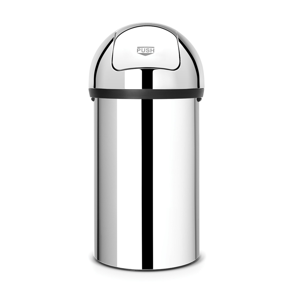 Brabantia odpadkový koš na odpadky Push Bin - 60 L, lesklá ocel
