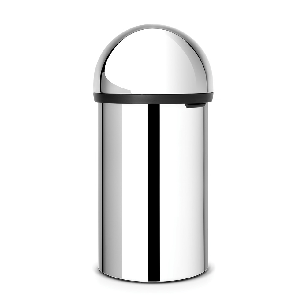 Brabantia odpadkový koš na odpadky Push Bin - 60 L, lesklá ocel