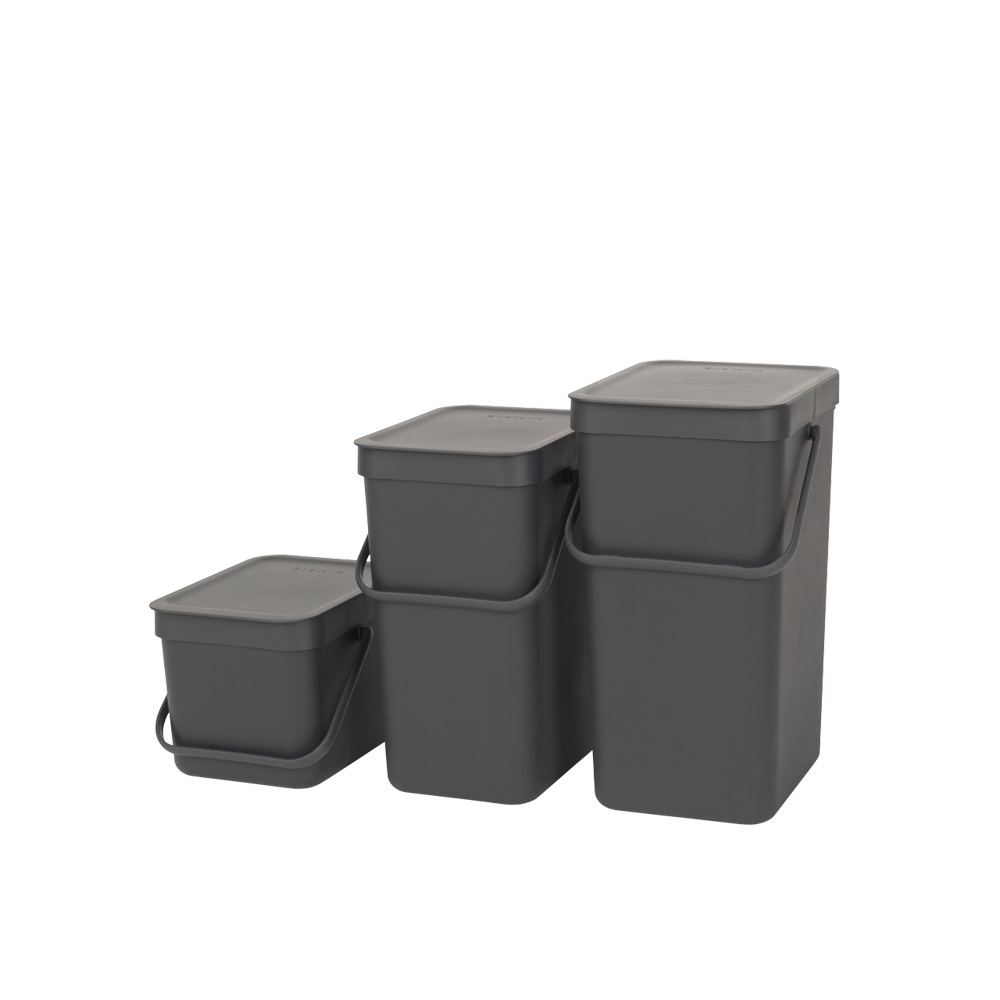 Brabantia odpadkový koš Sort & Go - 16 L, šedá