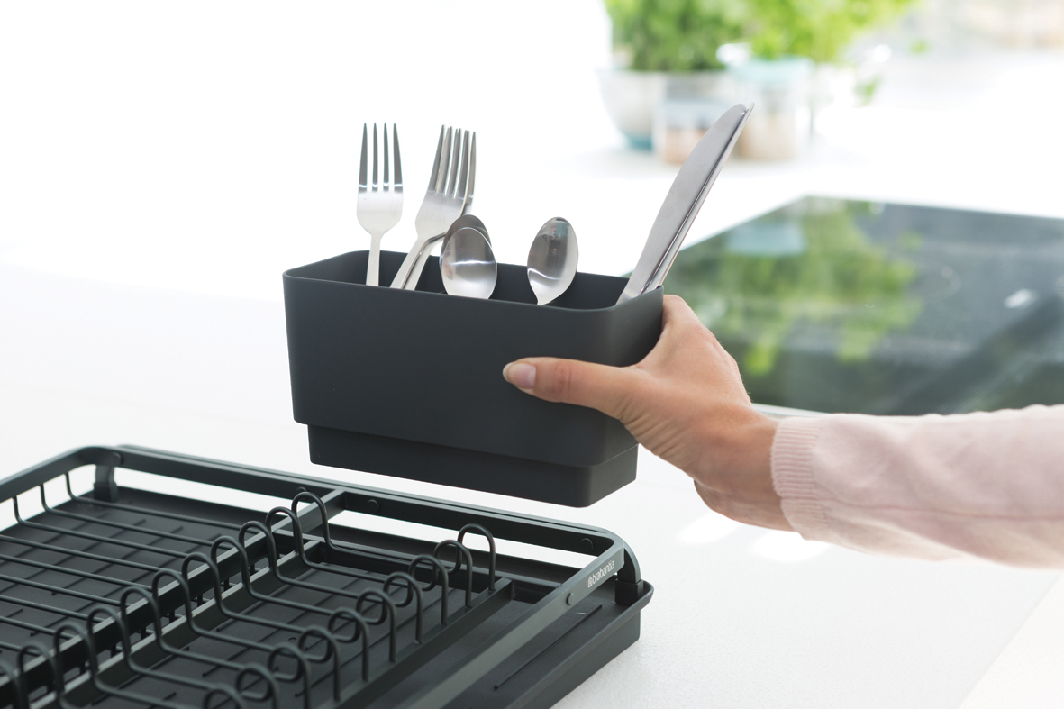 Brabantia odkapávač na nádobí, tmavě šedá