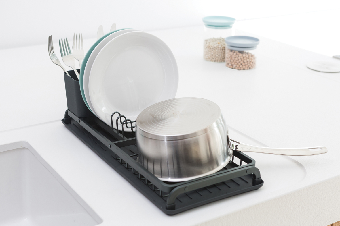 Brabantia odkapávač na nádobí - střední, tmavě šedá