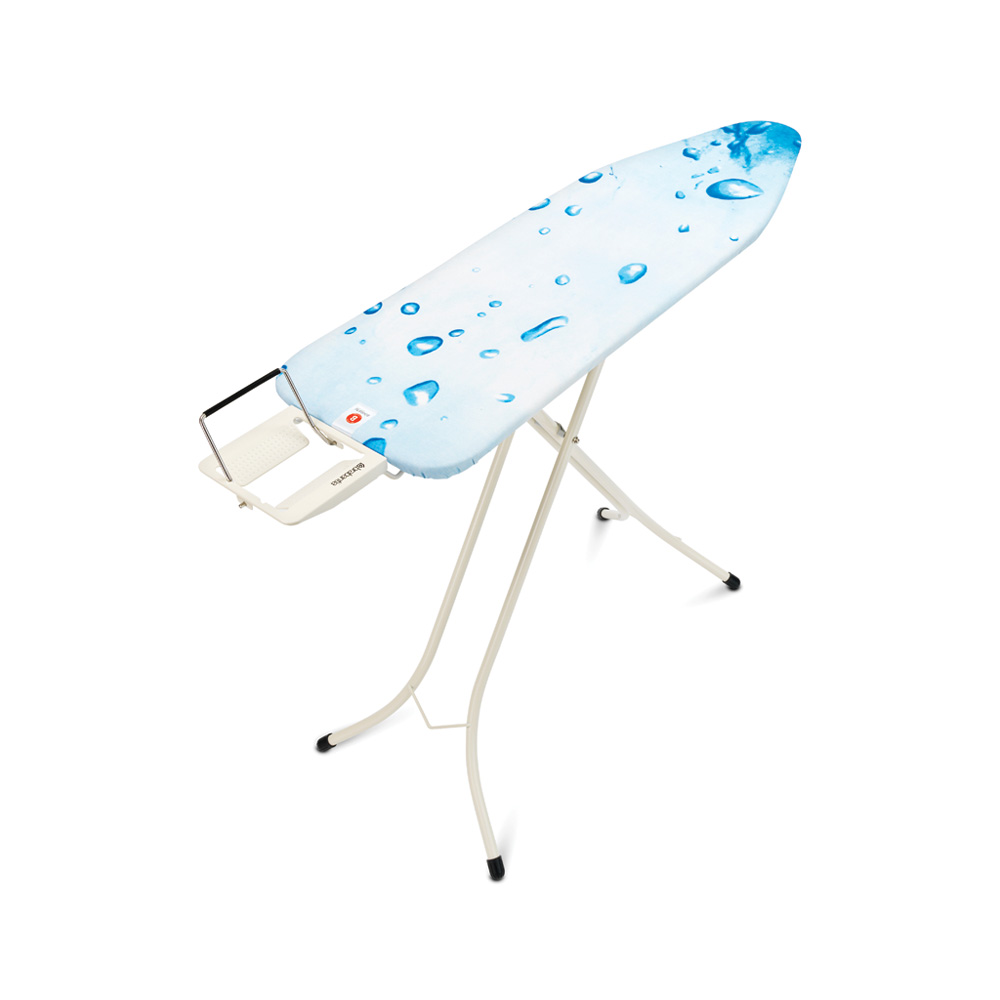 Brabantia žehlicí prkno B - odkládací plocha pro žehličky, bílý rám 22mm, Ice Water
