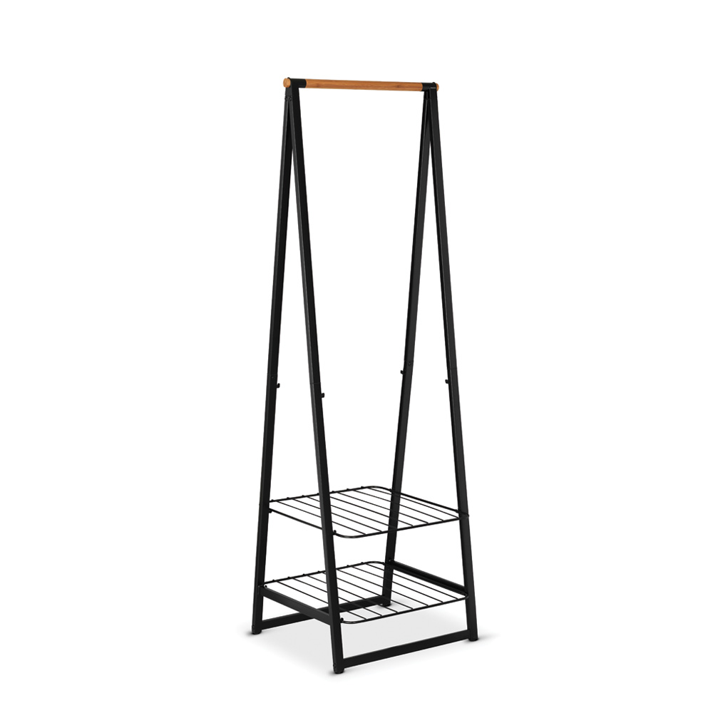 Brabantia volně stojící věšák na oblečení Linn malý, černý