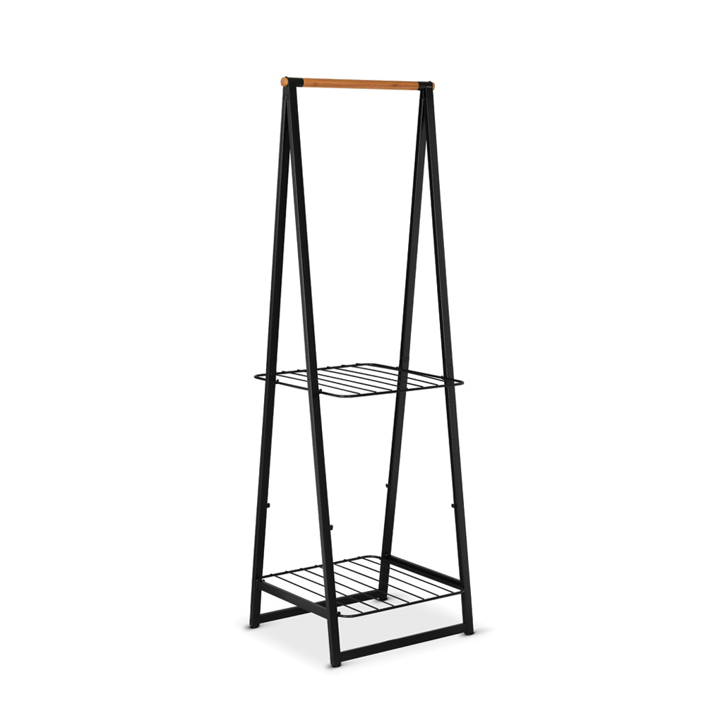 Brabantia volně stojící věšák na oblečení Linn malý, černý