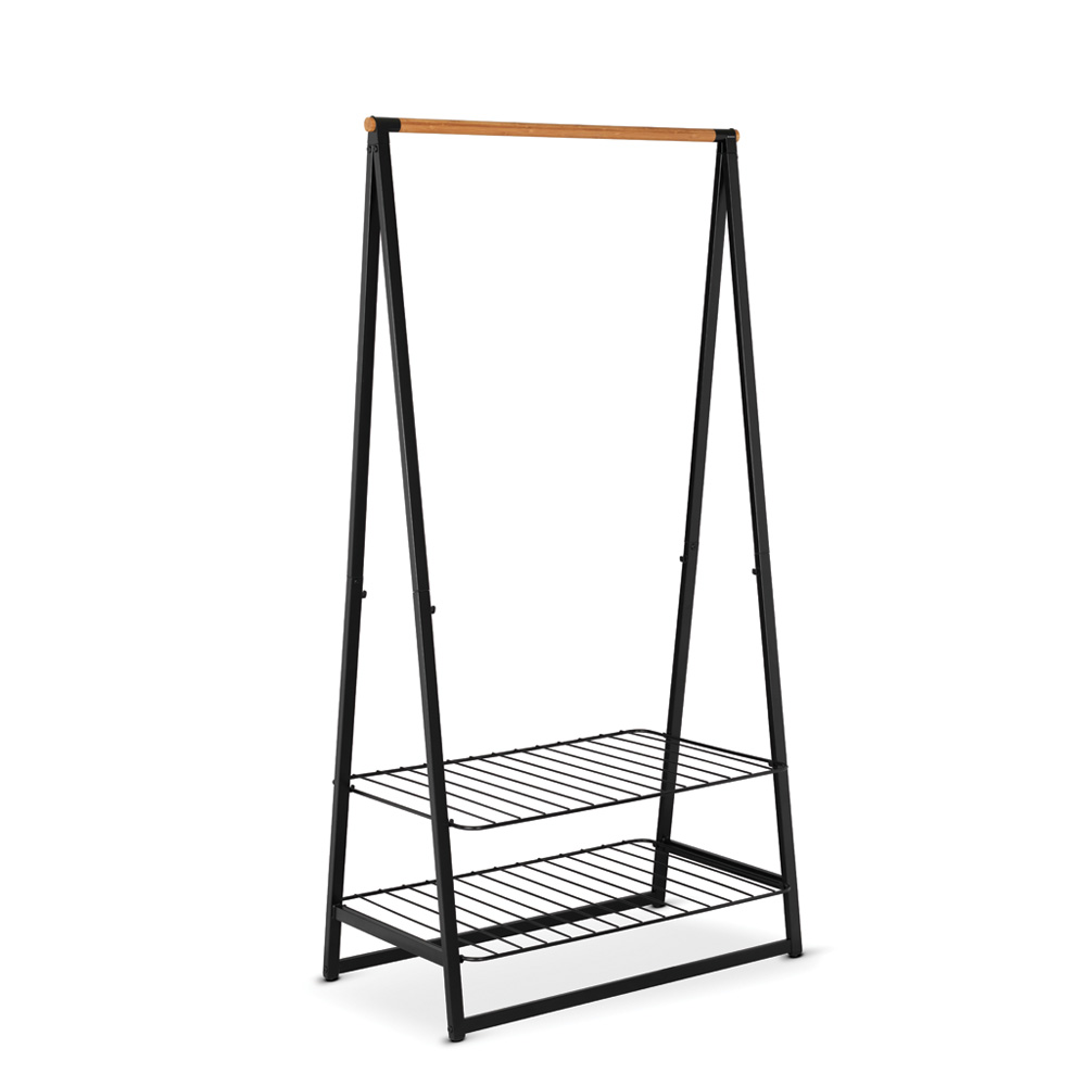 Brabantia volně stojící věšák na oblečení Linn velký, černý