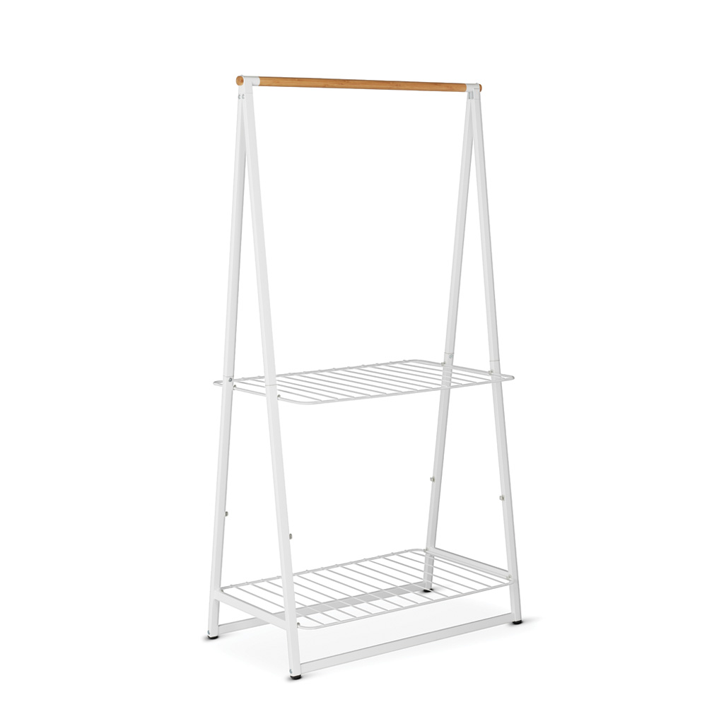 Brabantia volně stojící věšák na prádlo Linn velký, bílý