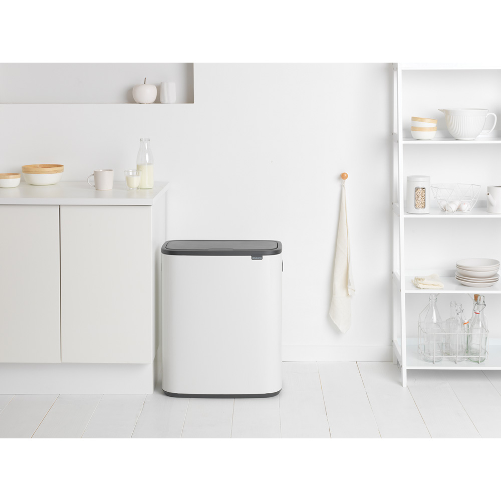 Brabantia odpadkový koš Bo Touch Bin - 2 x30L,bílá