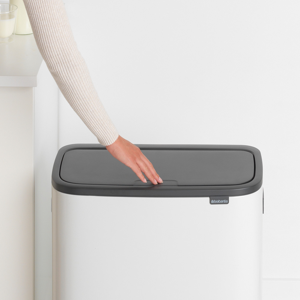 Brabantia odpadkový koš Bo Touch Bin - 2 x30L,bílá