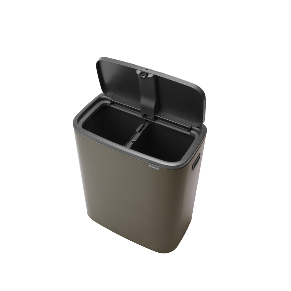 Brabantia odpadkový koš Bo Touch Bin - 2 x30L,platinová